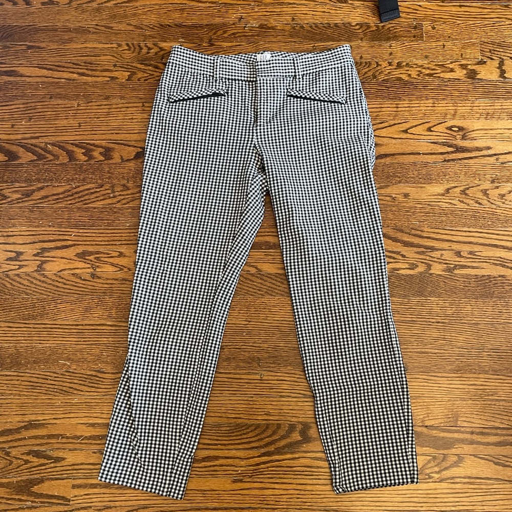 GAP Gingham Curvy Signature Skinny Pants